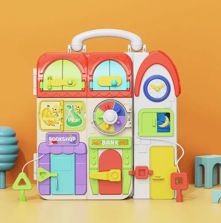 Montessori Busy Board for Toddlers