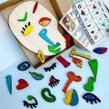 Wooden Montessori Educational Jigsaw Puzzle for Kids