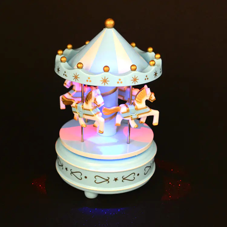 Musical Carousel Cake Decoration for Kids' Birthdays