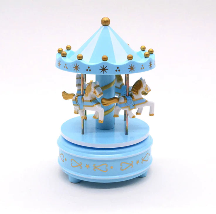 Musical Carousel Cake Decoration for Kids' Birthdays