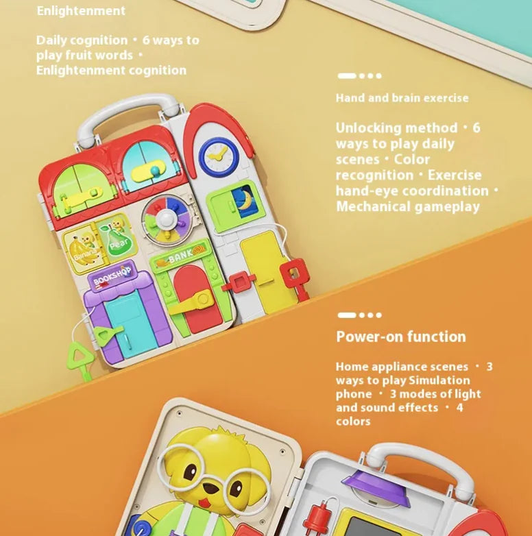 Montessori Busy Board for Toddlers