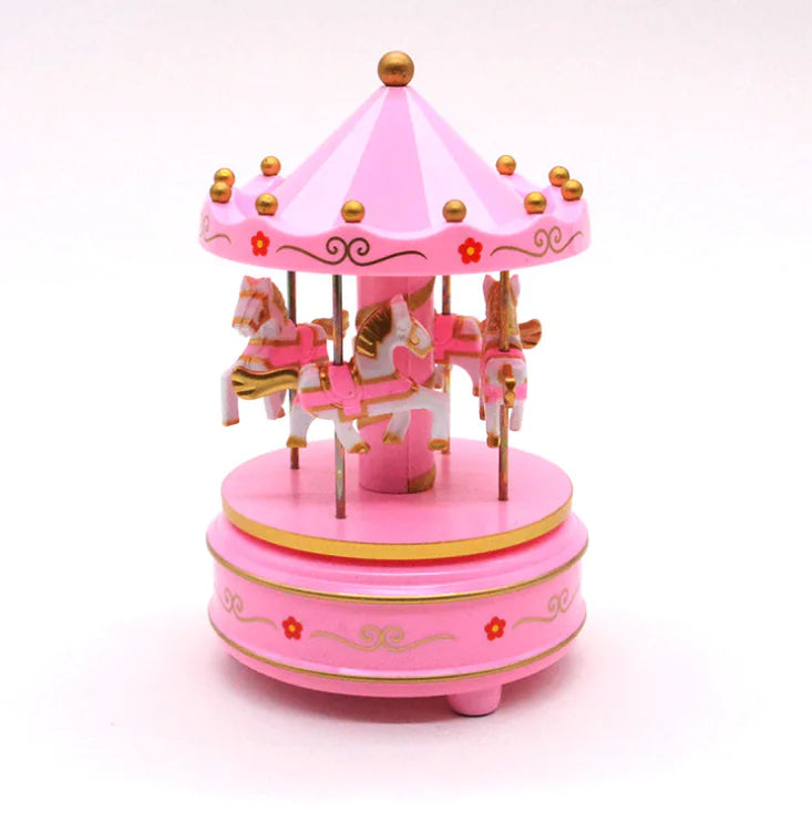 Musical Carousel Cake Decoration for Kids' Birthdays