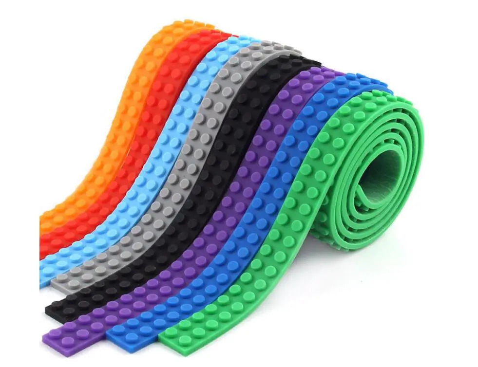 Silicone Building Brick Strips for Toy Construction